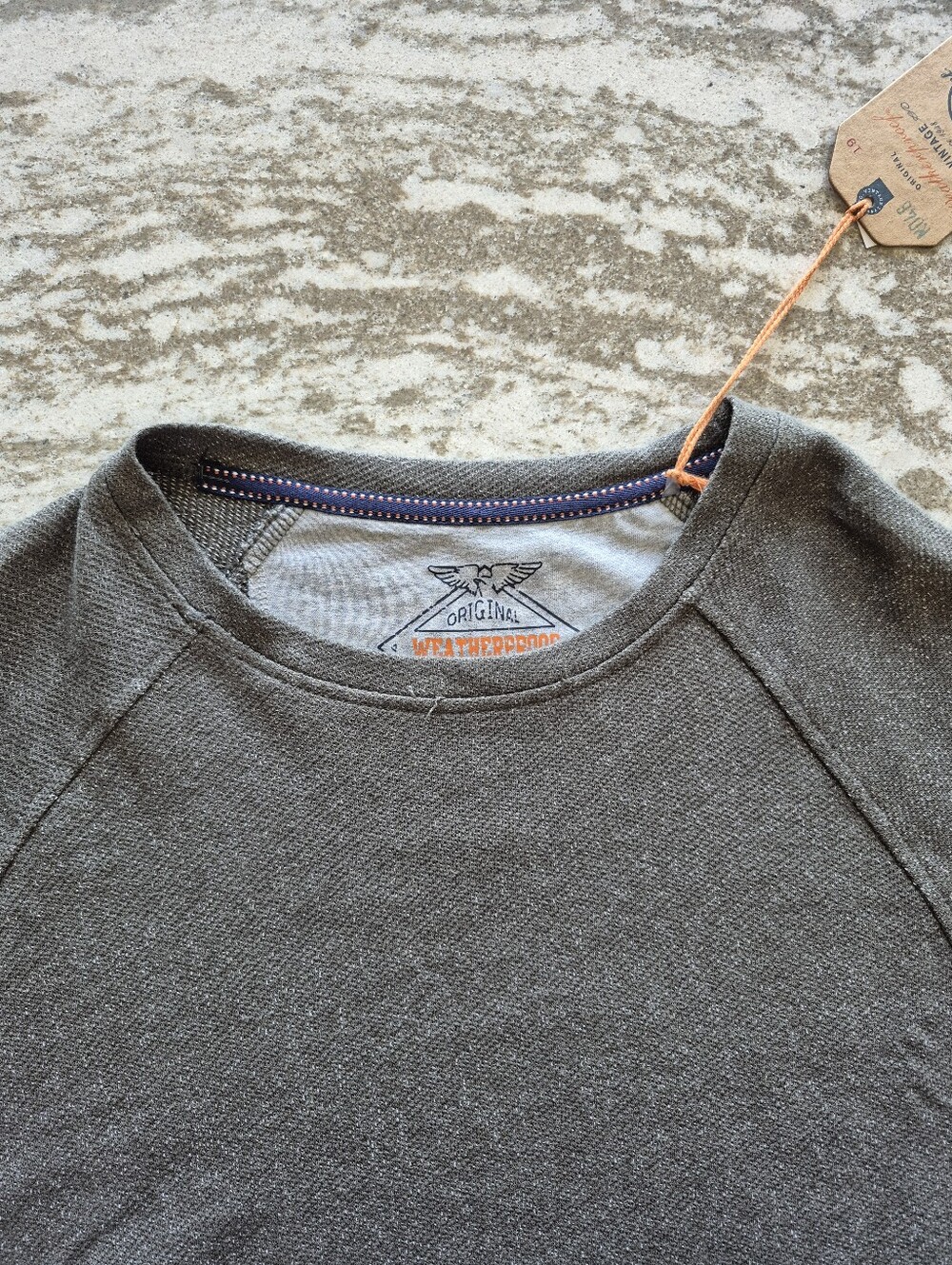 Original Weatherproof Vintage Men's Speckled Crew Neck Sweater/Sweatshirt New